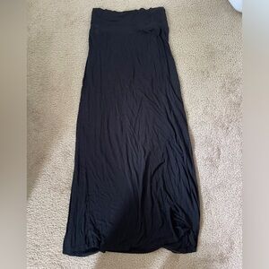 NY&Co maxi skirt black size XS